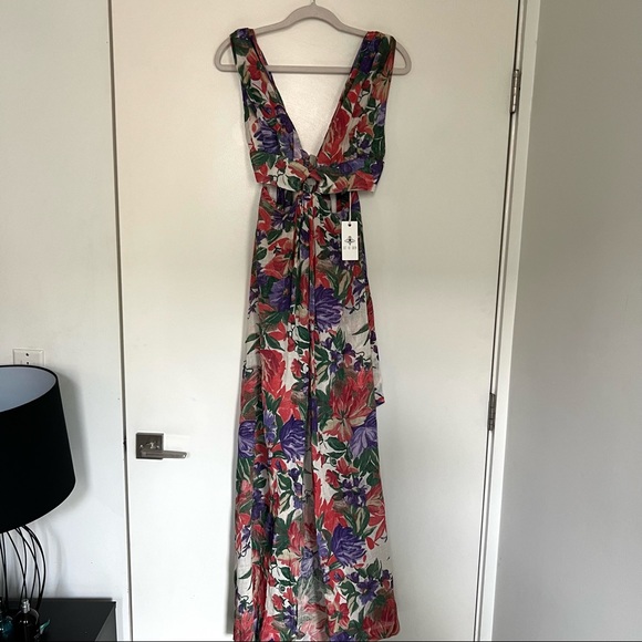 Just Bee Queen Sara floral purple dress size small NEW! New with tags! - Picture 6 of 17